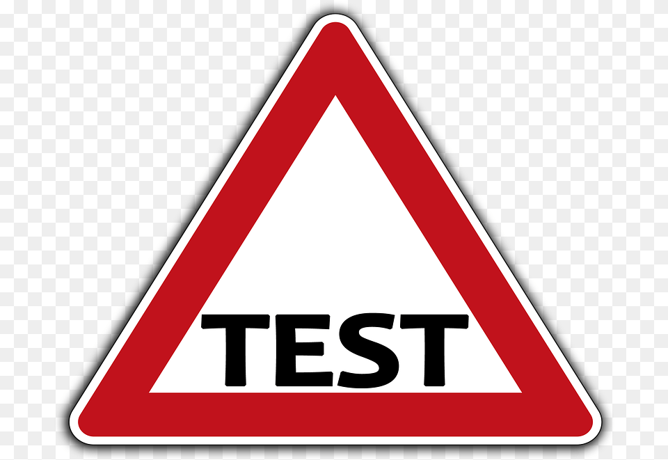 Road Sign Right Of Way Test Aptitude Test Testing Parody Road Signs, Symbol, Road Sign Free Transparent Png