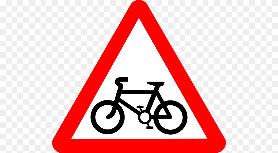 Road Signs Clip Art Vector, Sign, Symbol, Bicycle, Transportation Free Png