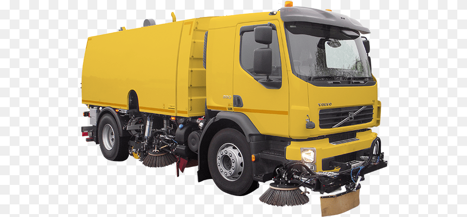 Road Sweeper Machine, Transportation, Truck, Vehicle, Trailer Truck Free Png Download