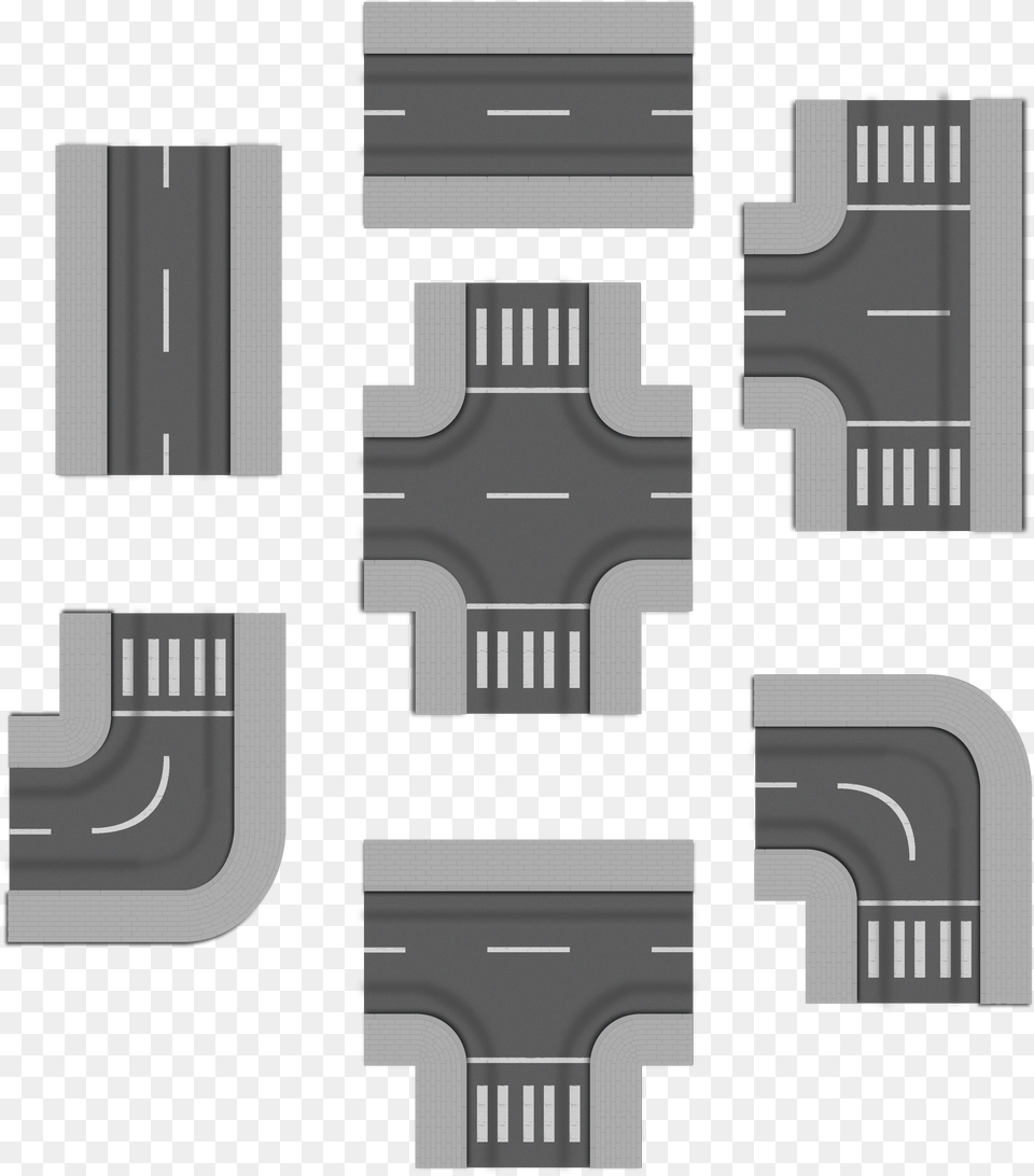 Road Test Top Down Road Sprite Free Png Download