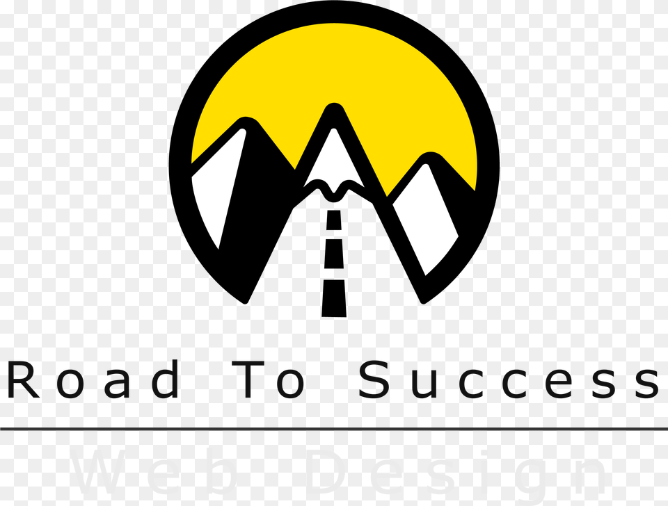 Road To Success Web Design Sign, Logo, Symbol, Batman Logo Free Transparent Png