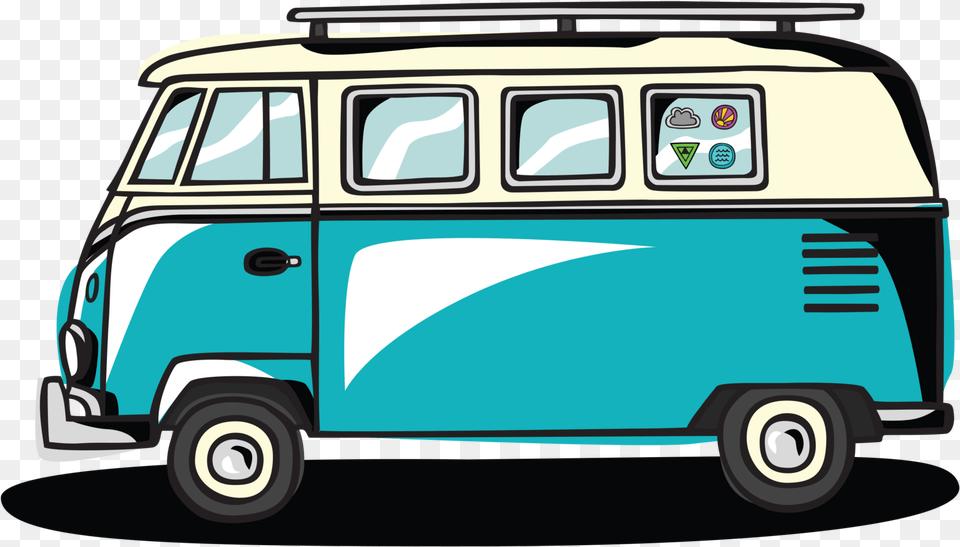 Road Trip Van Cartoon, Caravan, Transportation, Vehicle, Bus Free Png Download