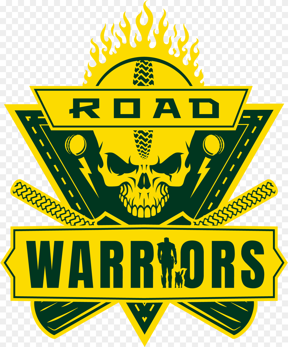 Road Warriors Team Profile Cricket Warriors Logo, Badge, Symbol, Person, Scoreboard Free Png Download