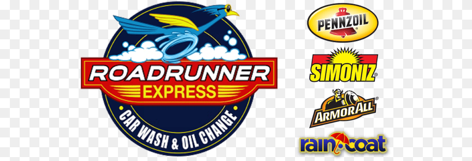 Roadrunner Express Road Runner Car Wash Logo, Food, Ketchup Free Transparent Png