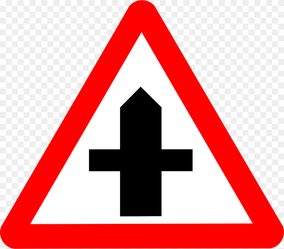 Roadsign Crossroads Clipart, Sign, Symbol, Road Sign Free Png