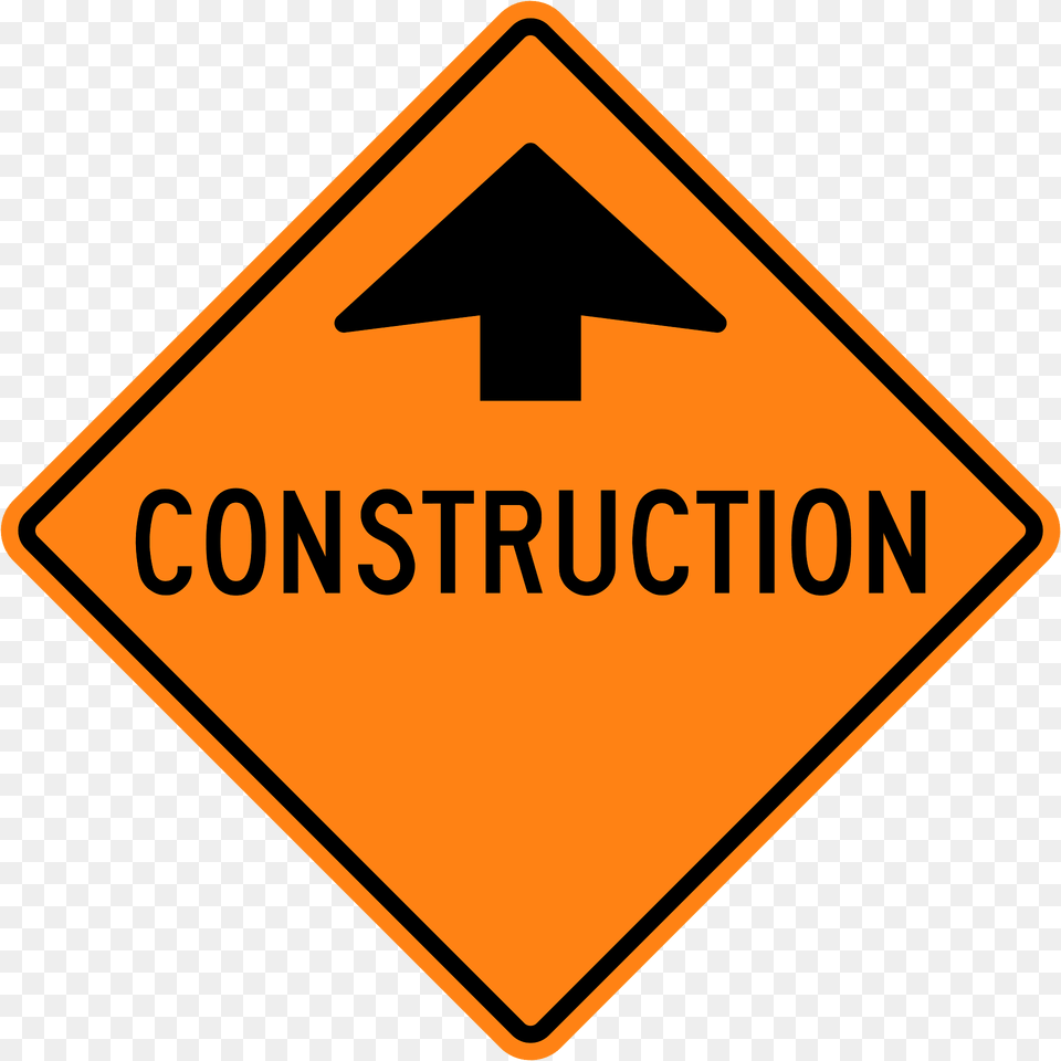 Roadworks Sign In Canada Clipart, Symbol, Road Sign Free Png