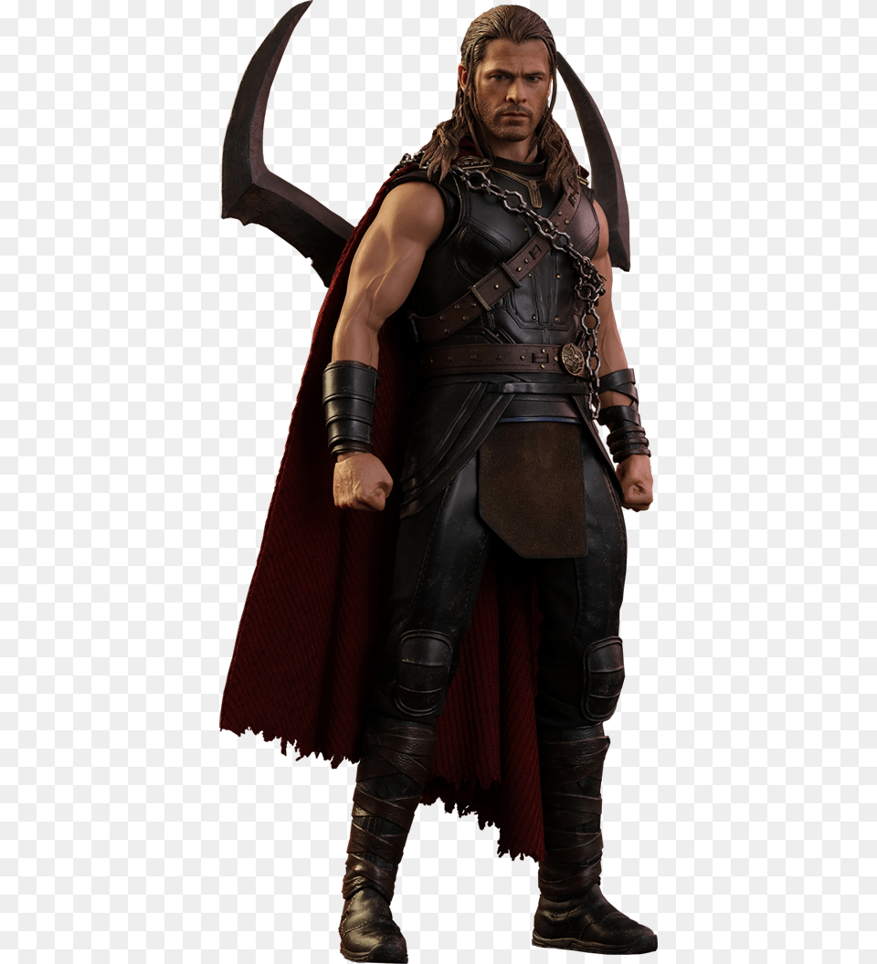 Roadworn Thor Hot Toys, Clothing, Costume, Person, Adult Free Png