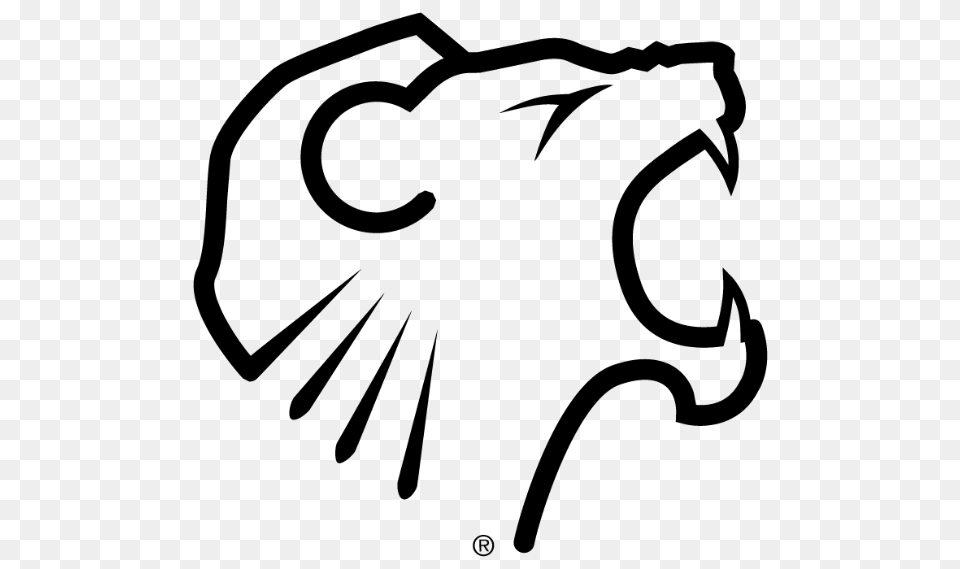 Roar Lion Cliparts, Gray Png