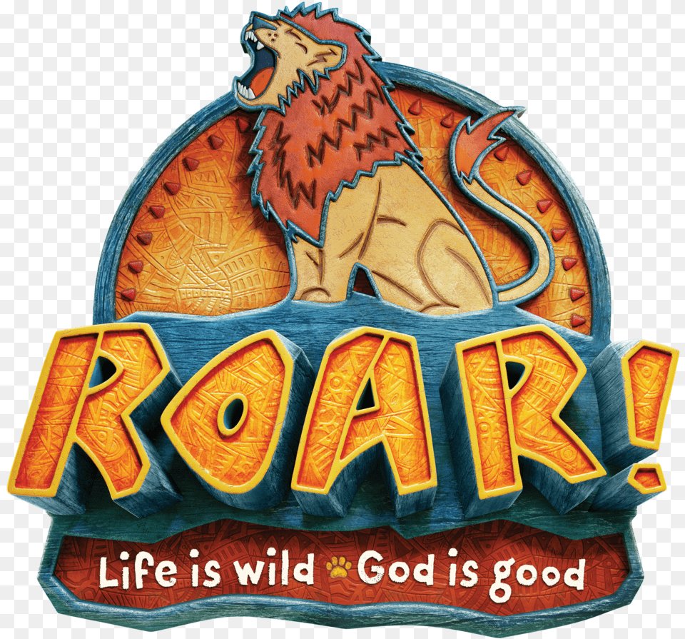 Roar Logo Roar Vacation Bible School, Circus, Leisure Activities, Machine, Wheel Free Transparent Png