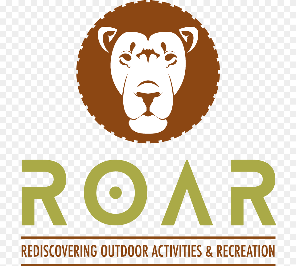 Roar Rediscovering Outdoor Activities And Recreation Poster, Logo, Person, Face, Head Png