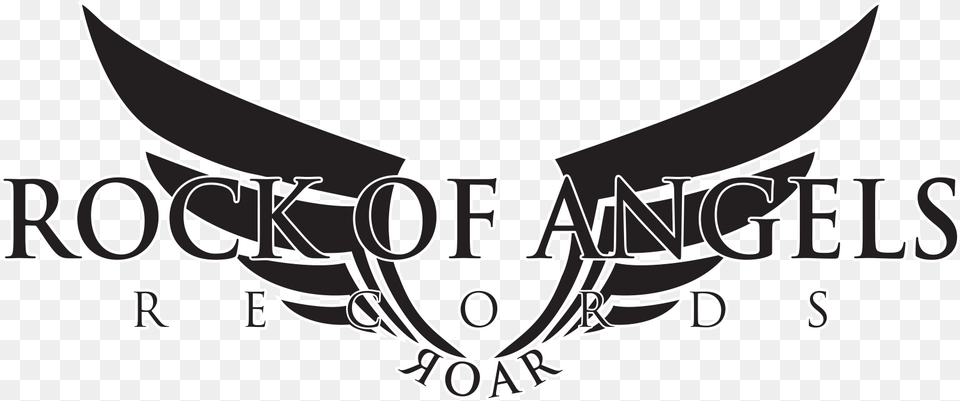 Roar Rock Of Angels Records Logo, Emblem, Symbol, Blade, Dagger Free Transparent Png