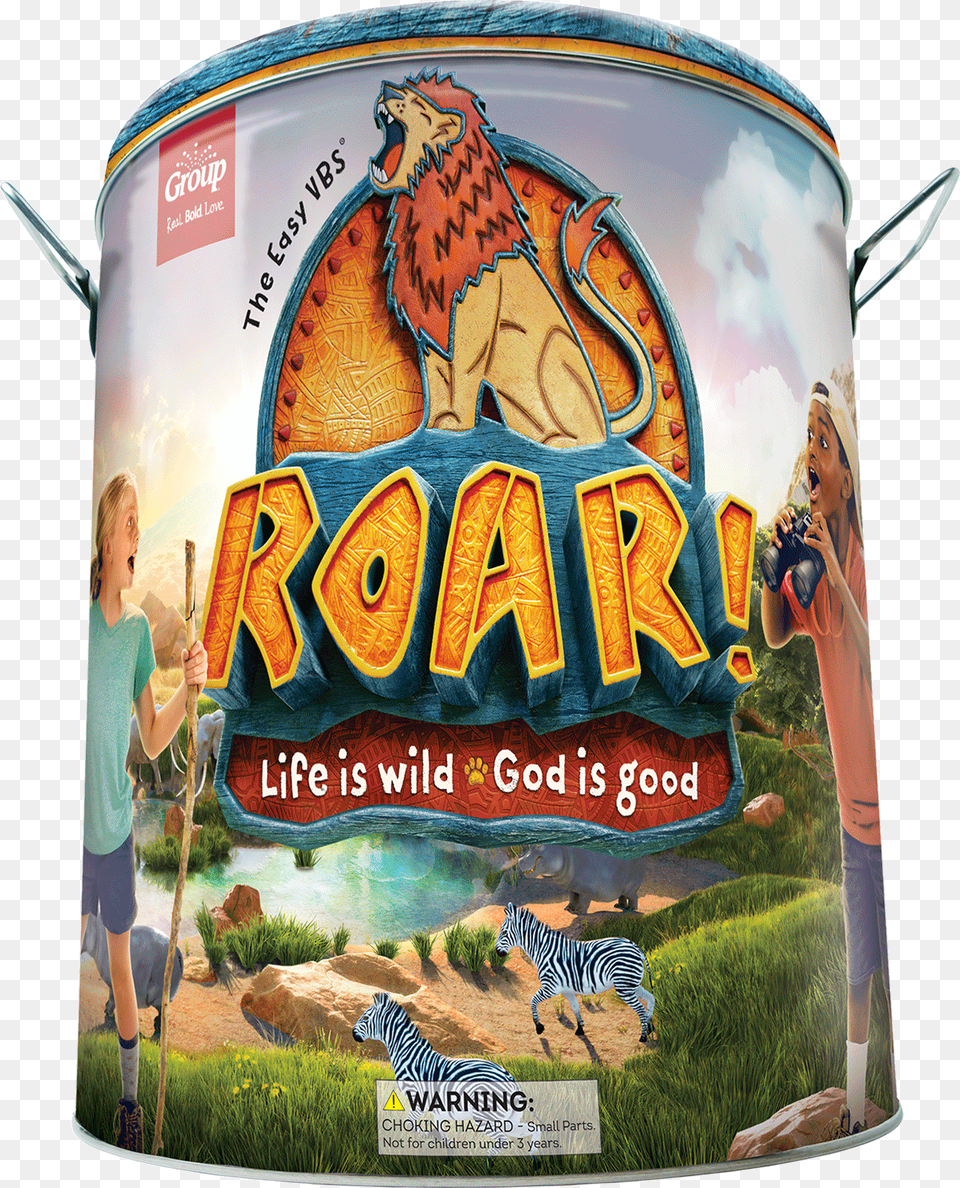 Roar Vbs Starter Kit Life Is Wild God Is Good Vbs, Animal, Wildlife, Teen, Person Png