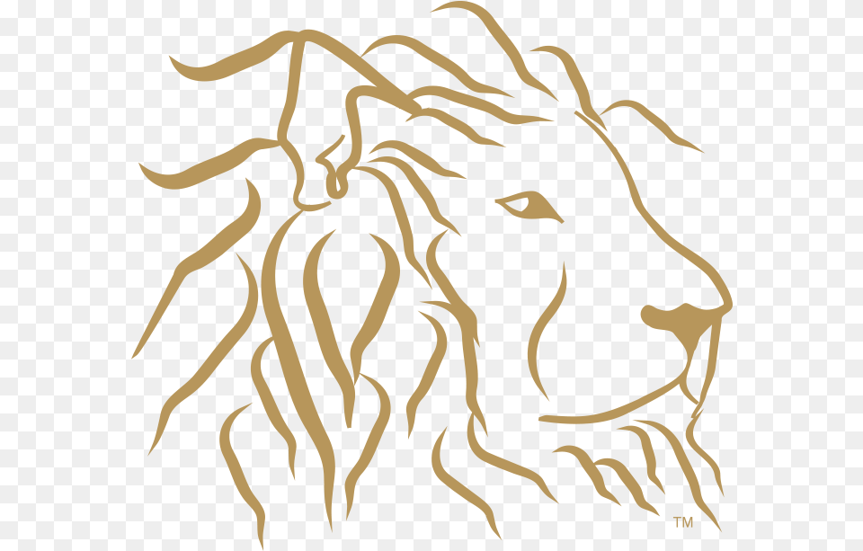 Roaring Lion Logo Gold Lion, Person, Face, Head Free Png Download
