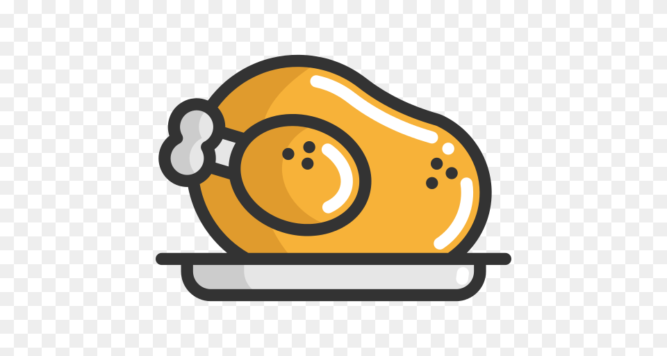 Roast Chicken Icon, Food, Meal, Device, Grass Free Png Download