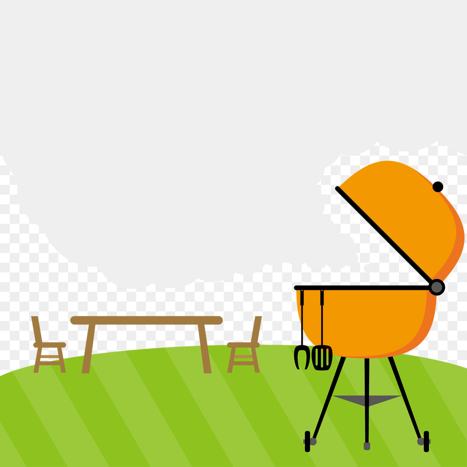 Roast Clipart Ovan, Grass, Plant, Bench, Chair Free Png
