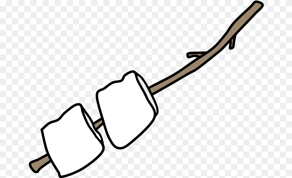 Roast Marshmallows Fire Stick Marshmallows On A Stick Clip Art, Adapter, Electronics, Bow, Weapon Free Png Download