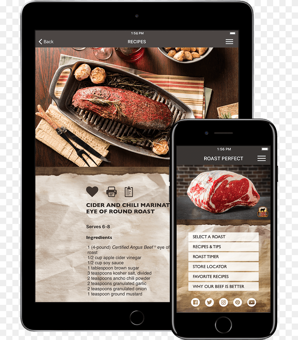 Roast Perfect App, Electronics, Phone, Mobile Phone, Bbq Free Png Download