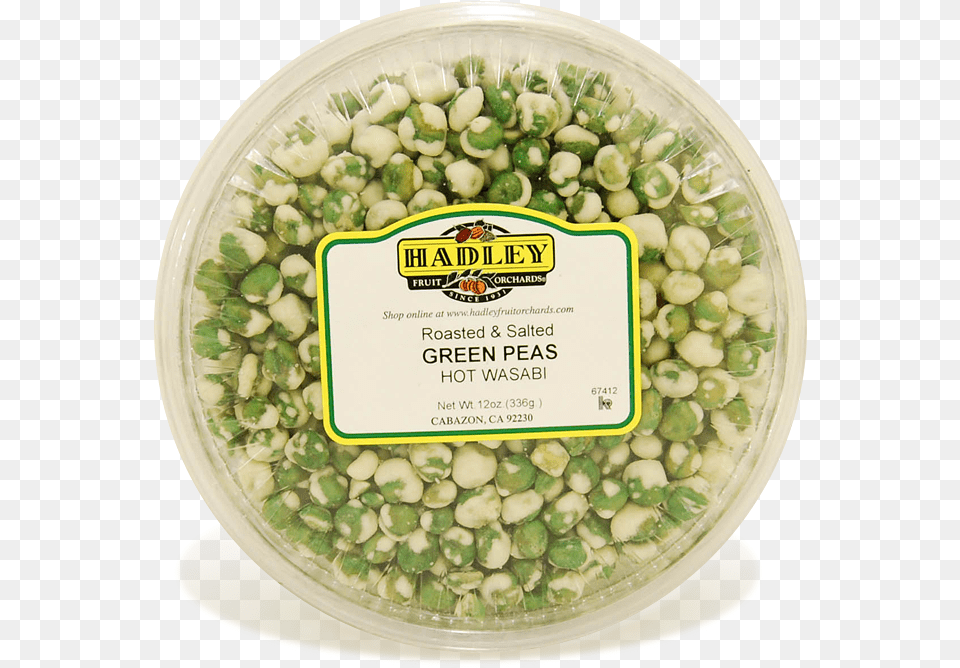 Roasted And Salted Green Peas Hot Wasabi Hadley Fruit Orchards, Food, Produce, Pea, Plant Png