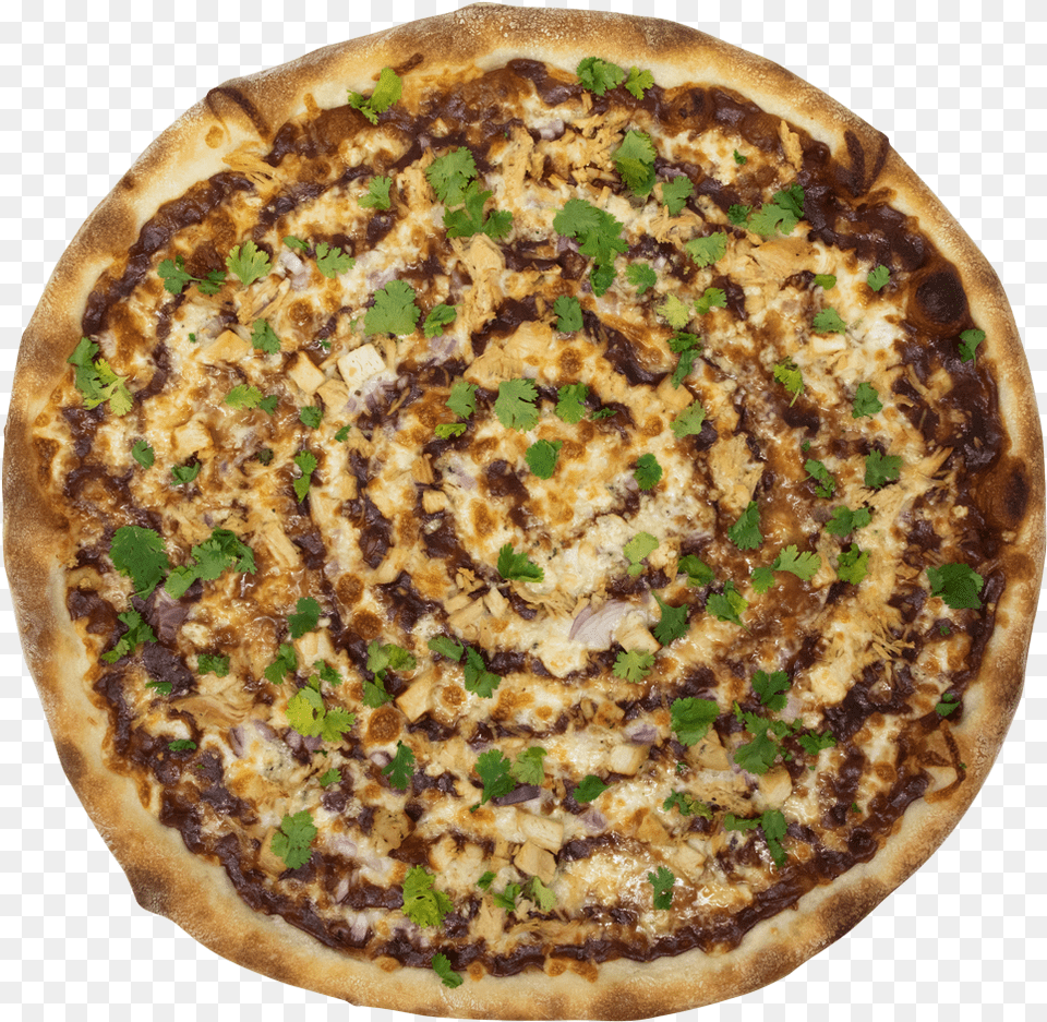 Roasted Chicken Barbecue California Style Pizza, Food, Food Presentation, Cilantro Png