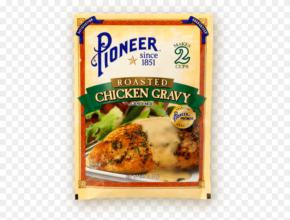 Roasted Chicken Gravy Pioneer Packaging Gravy Mix, Food, Lunch, Meal, Dinner Free Png
