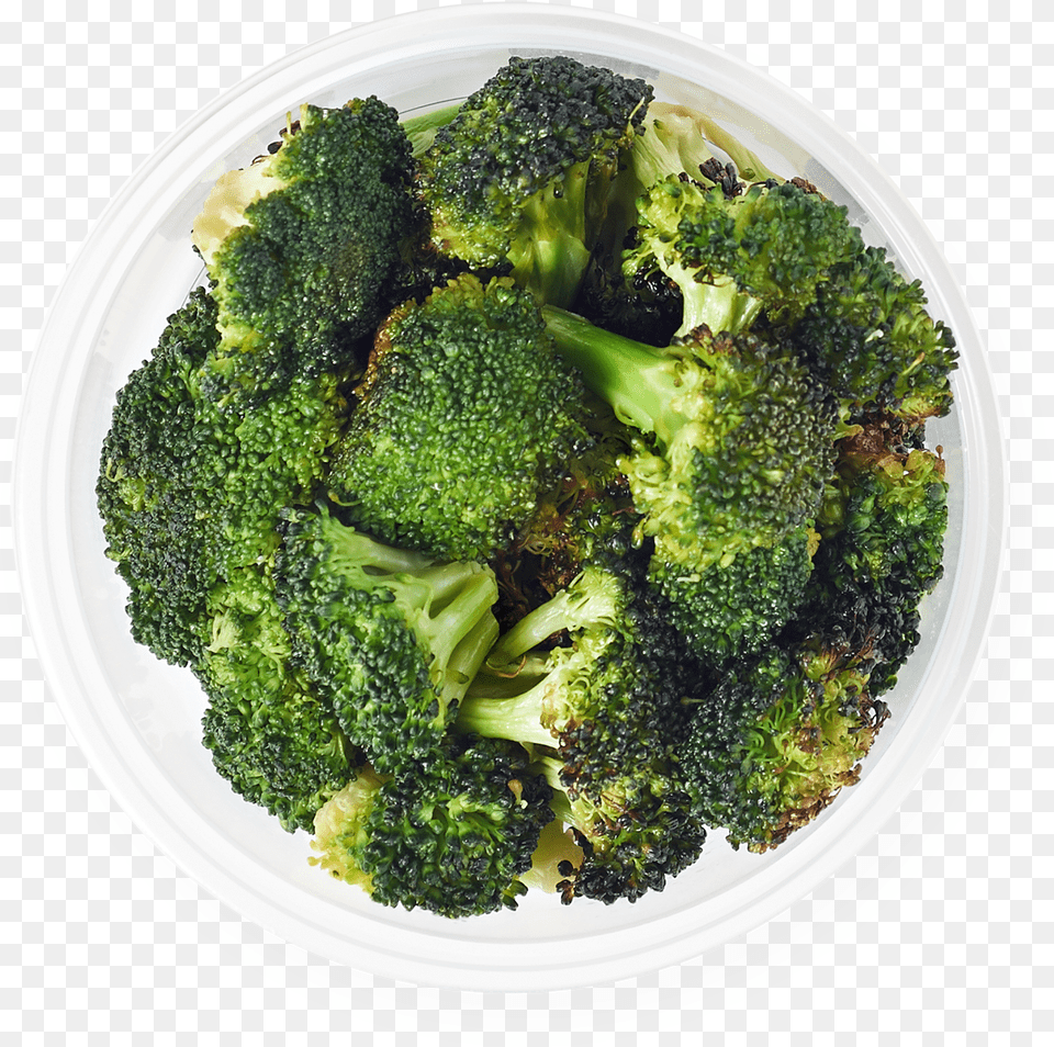 Roasted Garlic Broccoli Pdq Roasted Broccoli, Food, Plant, Plate, Produce Free Png