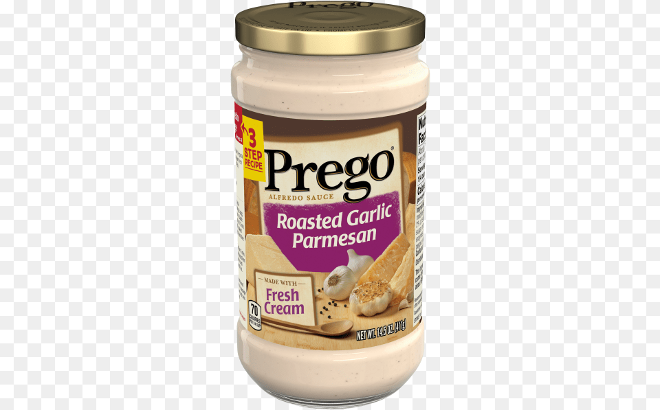 Roasted Garlic Parmesan Alfredo Sauce, Food, Peanut Butter, Bottle, Shaker Png