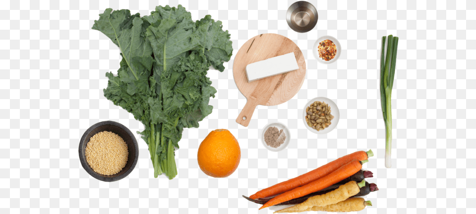 Roasted Kale Amp Heirloom Carrot Salad With Pepitas Superfood, Citrus Fruit, Food, Fruit, Orange Png