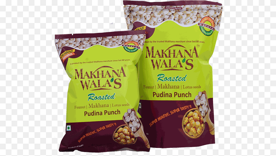 Roasted Makhana Makhanawala39s Roasted Makhana Salt And Pepper, Food, Snack, Ketchup, Popcorn Free Transparent Png