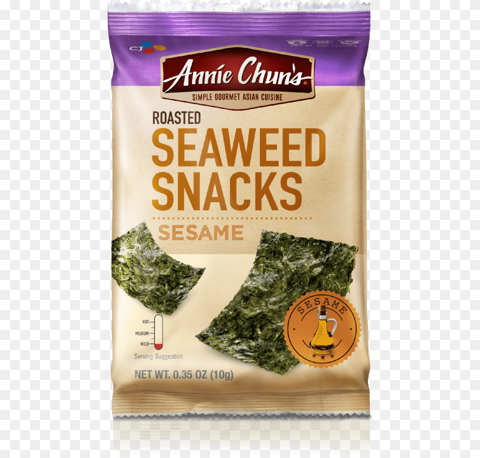 Roasted Sesame Seaweed Snacks Annie Chun39s Sesame Seaweed Snacks, Book, Publication Free Png