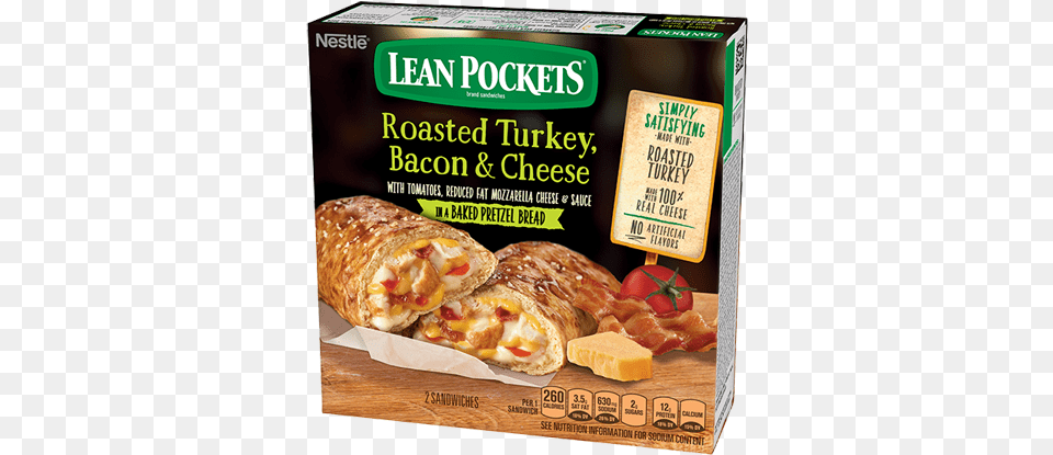 Roasted Turkey Bacon Ampamp Turkey Bacon Lean Pocket, Dessert, Food, Pastry, Sandwich Free Transparent Png