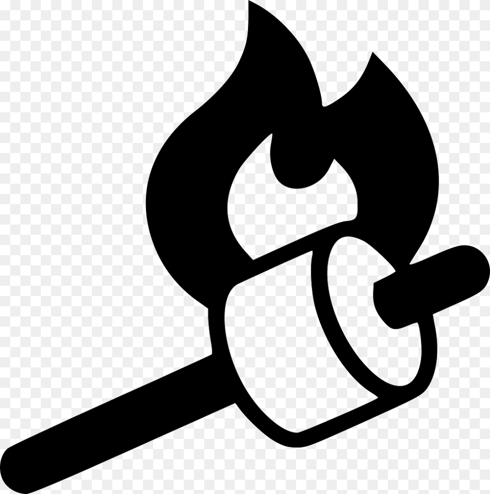Roasting Marshmallows Icon Free Download, Stencil, Appliance, Blow Dryer, Device Png