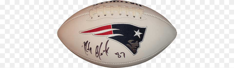 Rob Gronkowski Autographed New England New England Patriots, Ball, Rugby, Rugby Ball, Sport Free Transparent Png