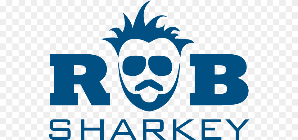 Rob Sharkey Icon Teal Graphic Design, Logo, Person, Face, Head Free Png Download