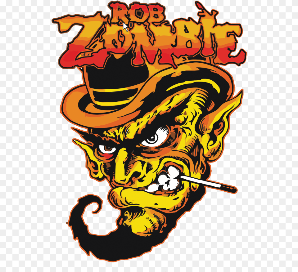 Rob Zombie, Art, Painting, Person Free Png