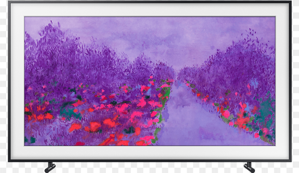 Robb Report S Best Television 2019 The Frame Qled Samsung Led Tv The Frame, Art, Purple, Painting, Modern Art Free Png
