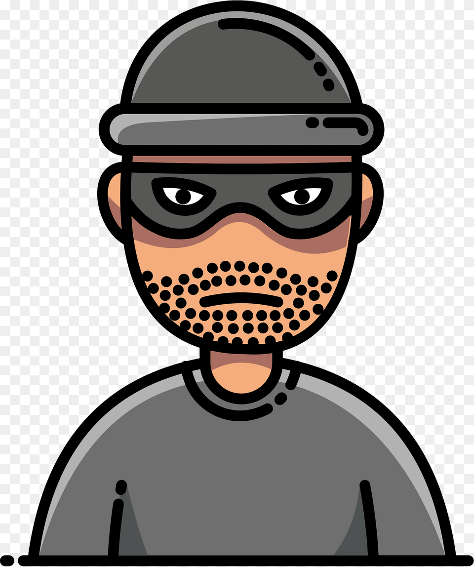 Robber Clipart, Face, Head, Person, Photography Png