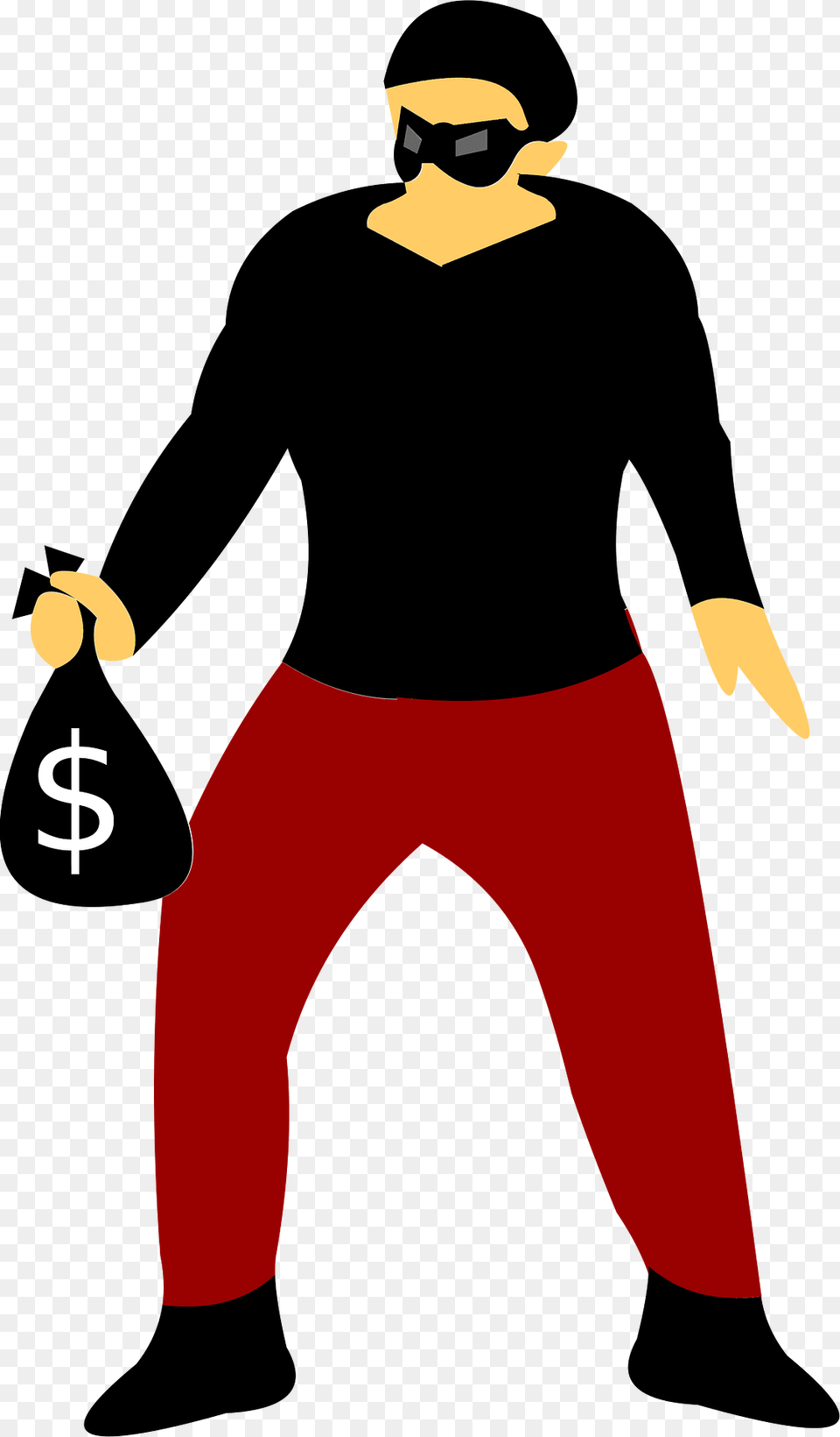 Robber Clipart, Sleeve, Clothing, Person, People Png Image