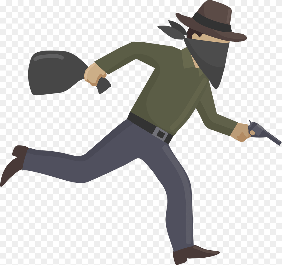 Robber Clipart, Clothing, Hat, People, Person Free Png