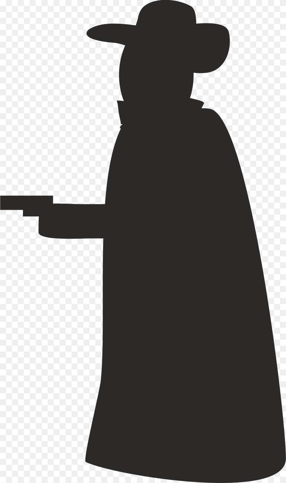 Robber With Gun Silhouette Icons, Clothing, Fashion, Hat, Dress Free Png