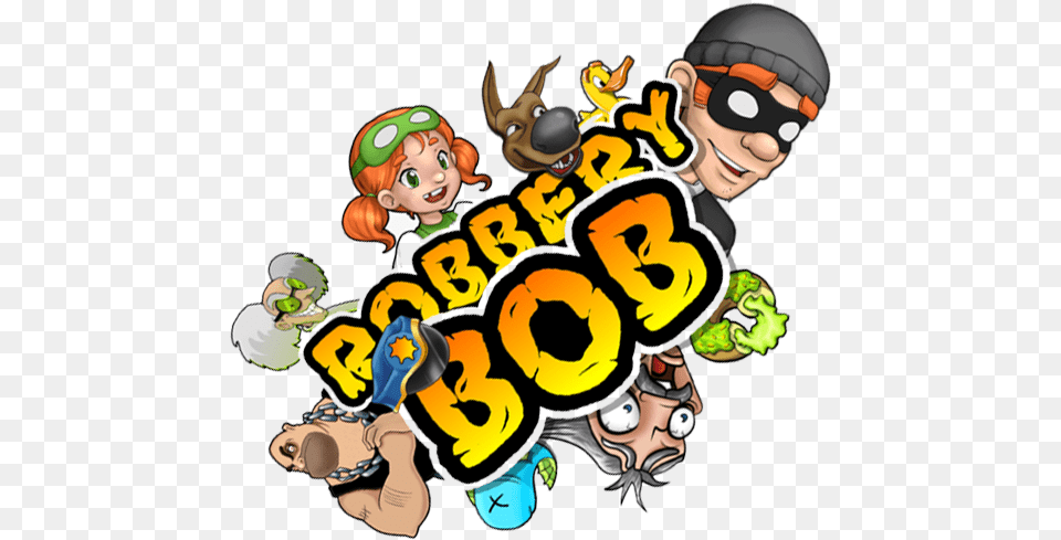 Robbery Bob Download Online Gameplay Pc Fictional Character, Crowd, Person, Baby, People Png