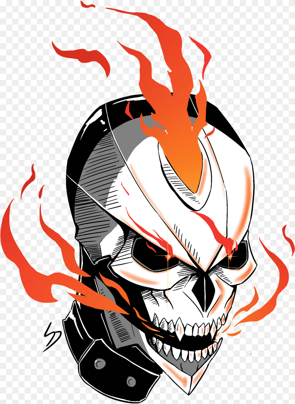 Robbie Reyes Version Of Ghost Rider Ascho2 Vacuum Insulated Stainless Steel Ghost Rider, Adult, Female, Person, Woman Free Transparent Png