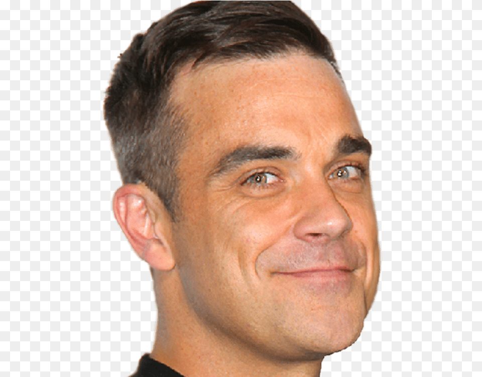 Robbie Williams Face Robbie Williams, Adult, Portrait, Photography, Person Free Png