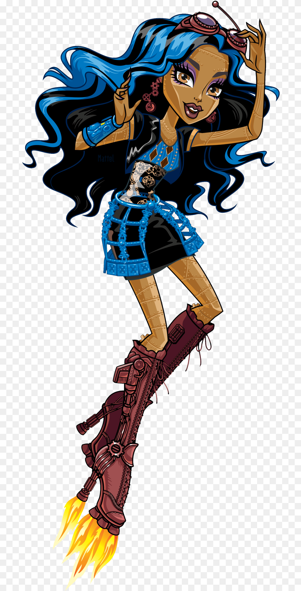 Robecca Steam Monster High Characters, Book, Comics, Publication, Adult Free Transparent Png