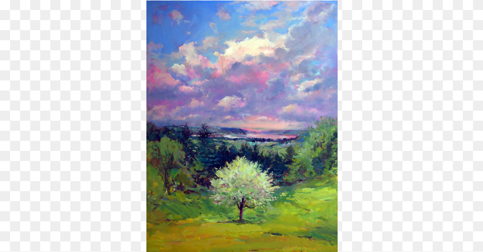 Robert Andriulli Susquehanna Spring Painting, Art, Grass, Plant, Vegetation Free Png