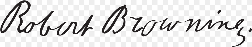 Robert Browning Signature, Text, Handwriting Free Png