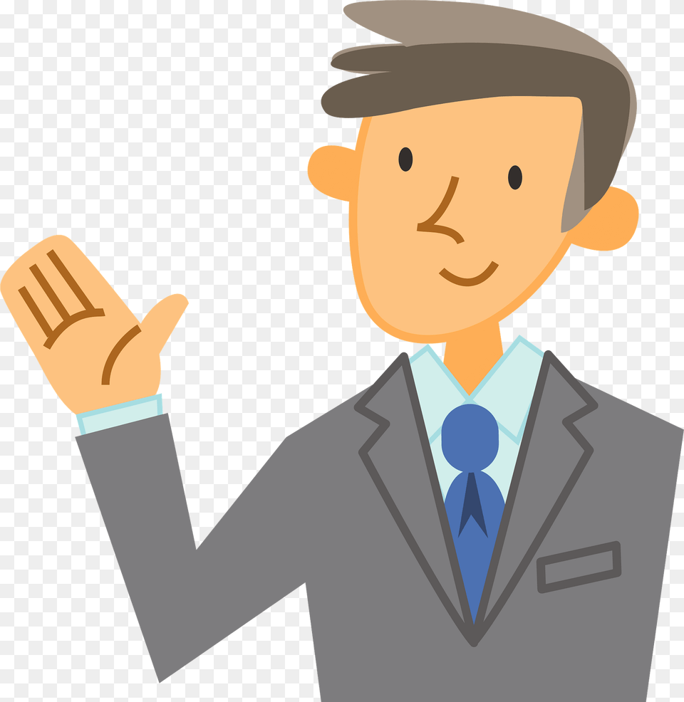 Robert Businessman Acting As A Guide Clipart, Accessories, Suit, Formal Wear, Clothing Free Png