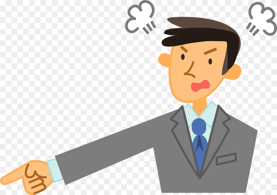 Robert Businessman Is Angry Clipart, Clothing, Formal Wear, Suit, Coat Png