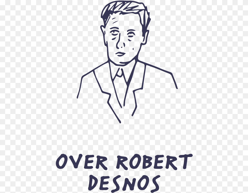 Robert Desnos Sketch, Adult, Person, Man, Male Free Png