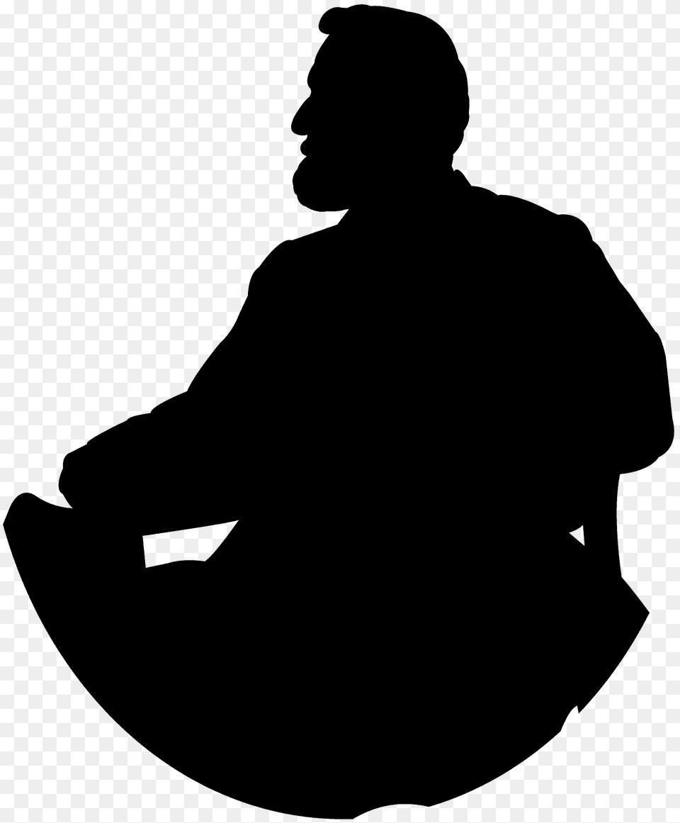 Robert E Lee Silhouette, Adult, Male, Man, Person Free Png