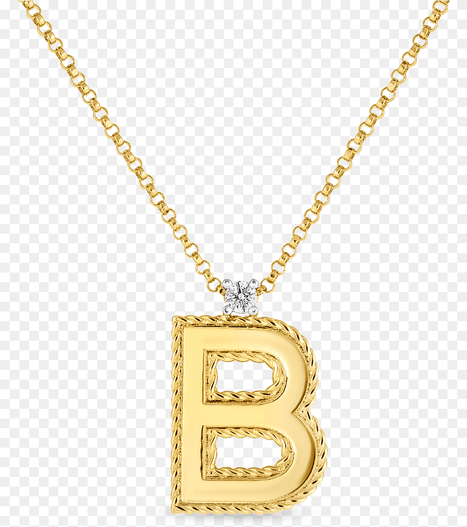 Roberto Coin 18k Yellow Gold Block Letter Pendant Letter A Pendant Gold Block, Accessories, Jewelry, Necklace Free Transparent Png